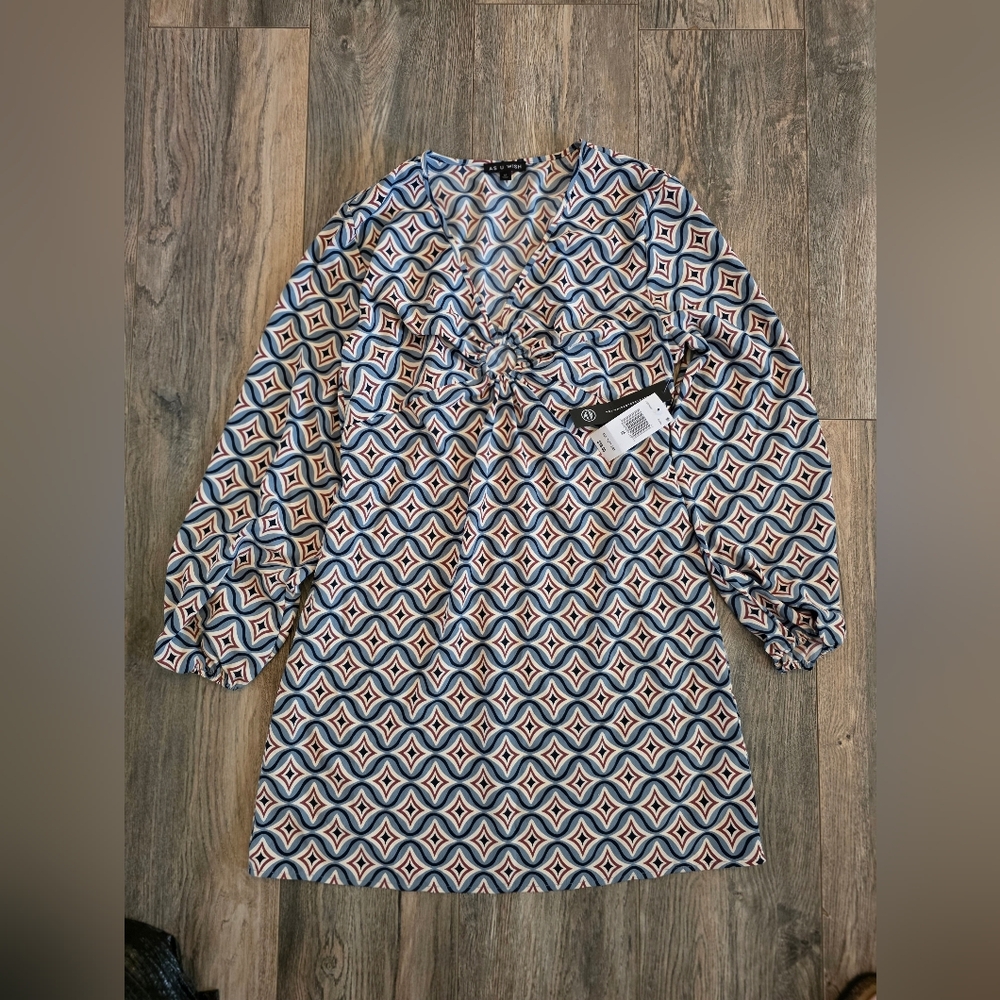 Geometric Patterned Men's Shirt